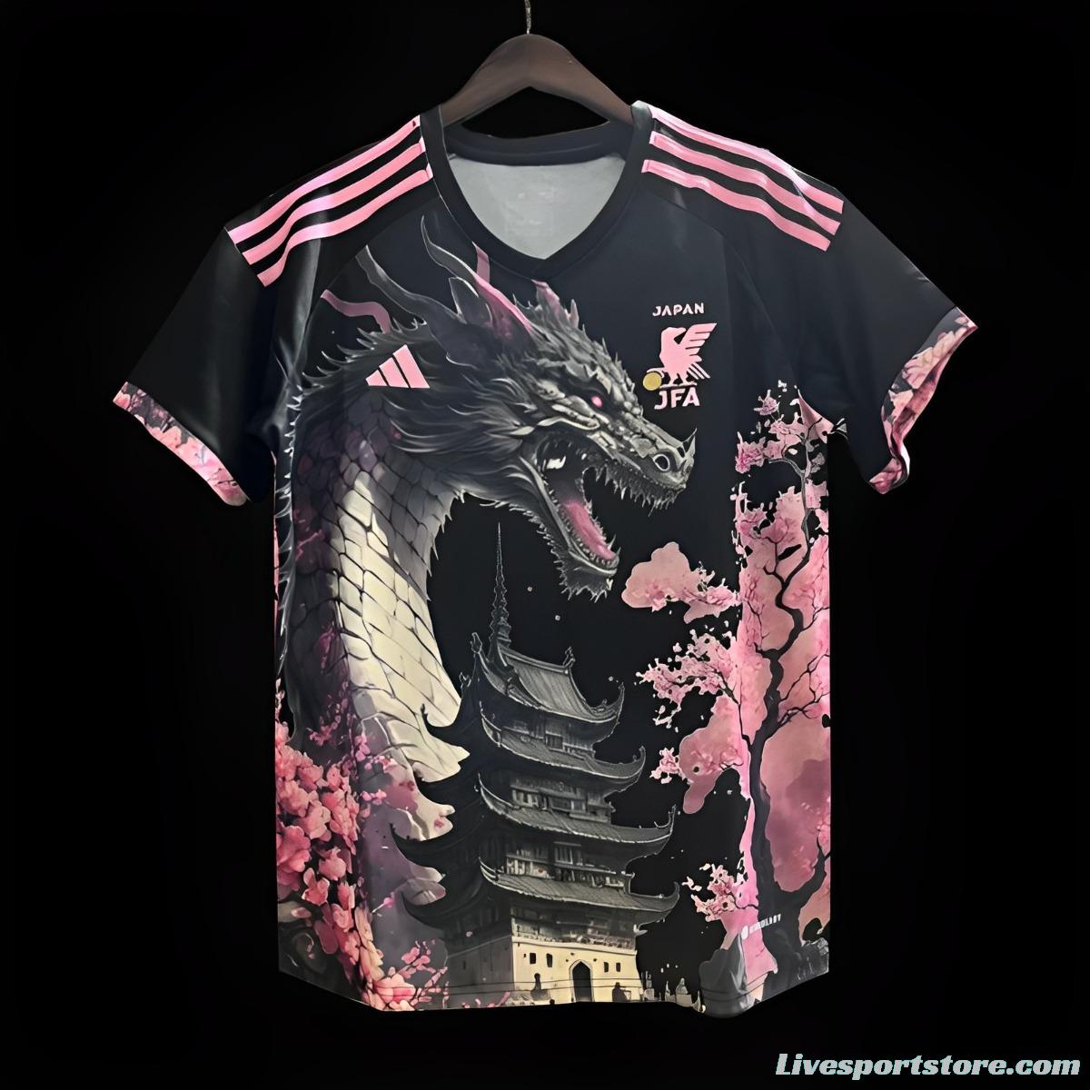 2024 Japan Pink/Black Dragon Special Jersey