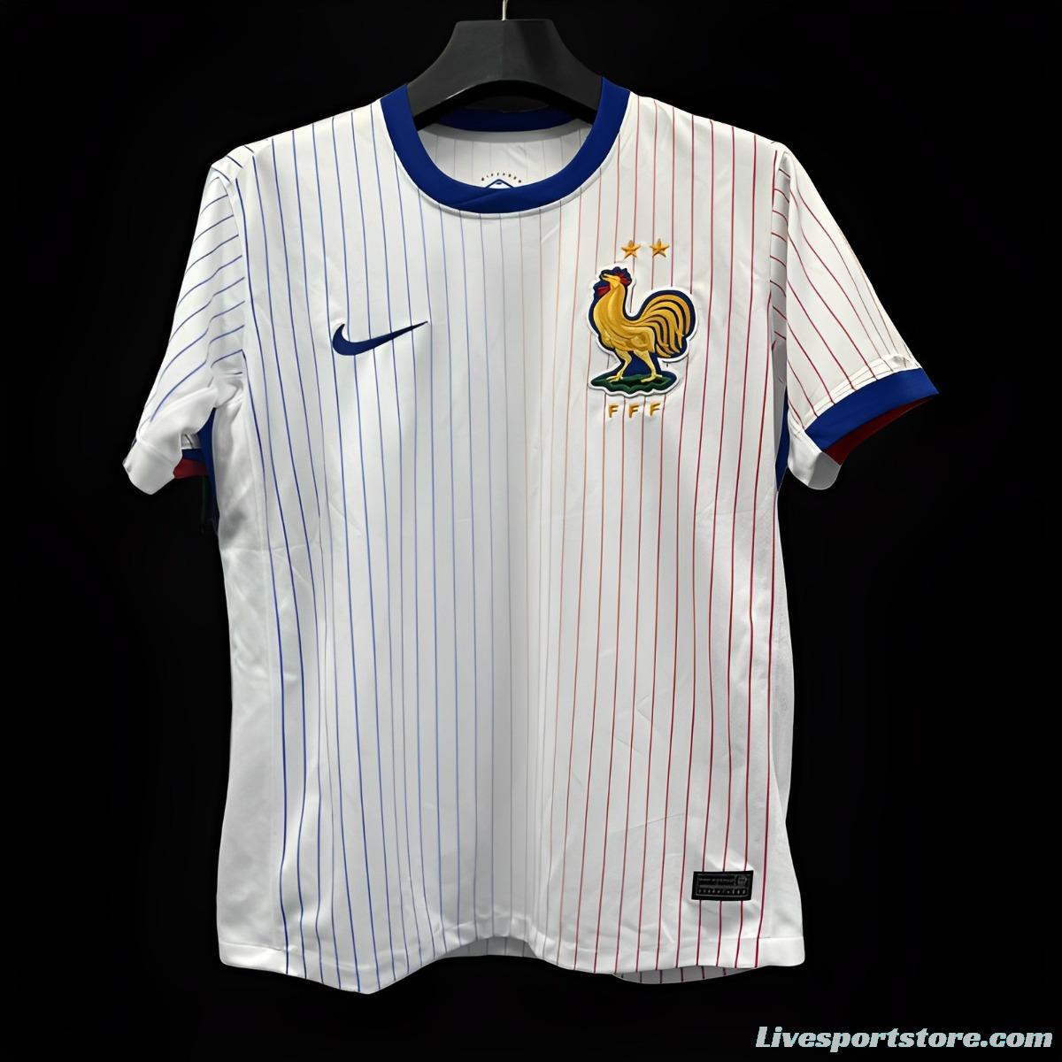 2024 France Away White Jersey