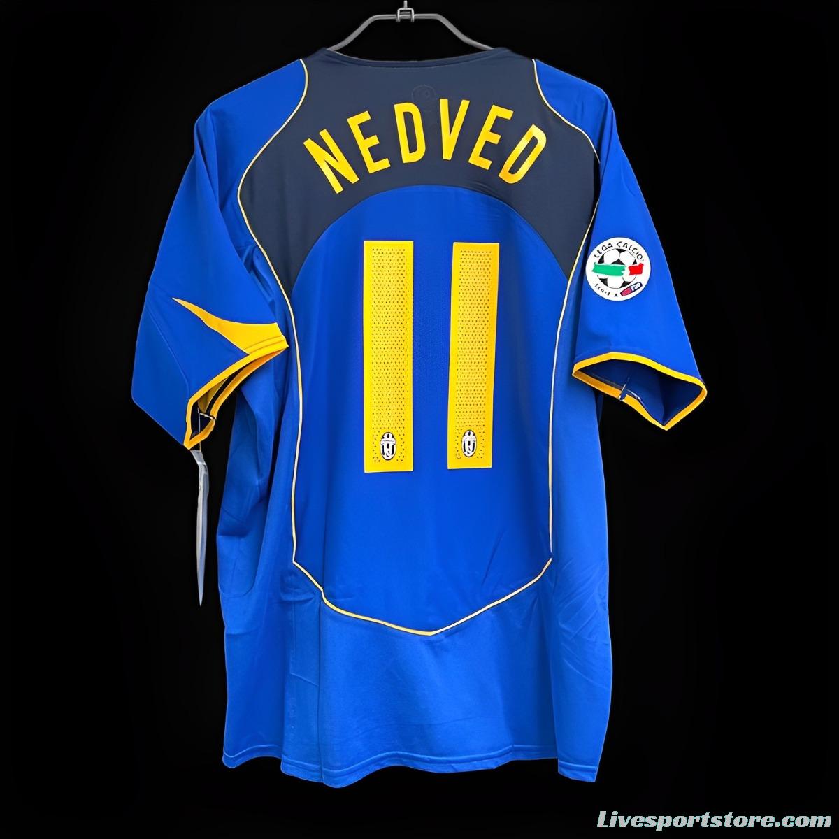 Retro 04/05 Juventus Away Blue Jersey