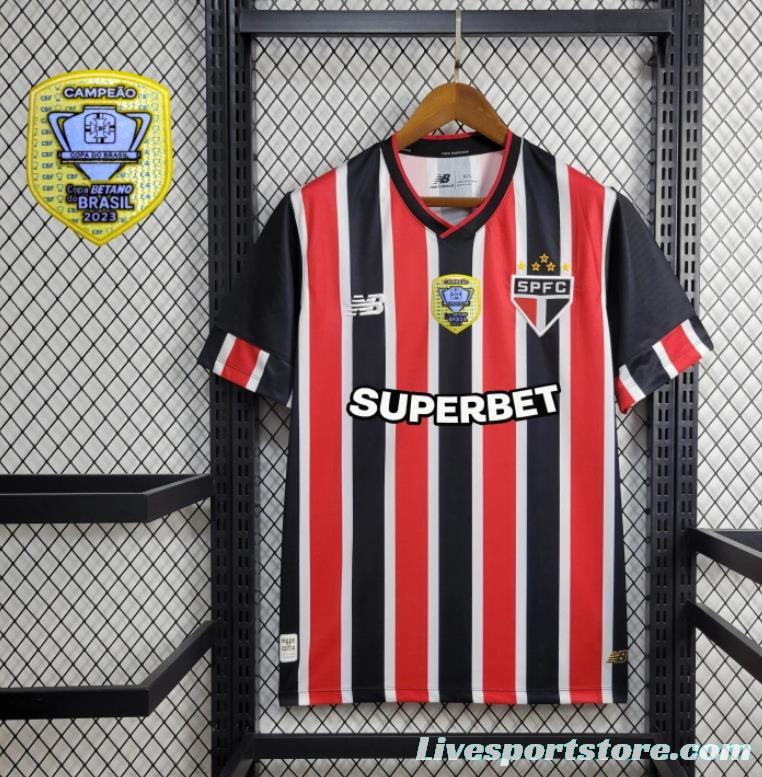 24/25 Sao Paulo Away Jersey + With Patch