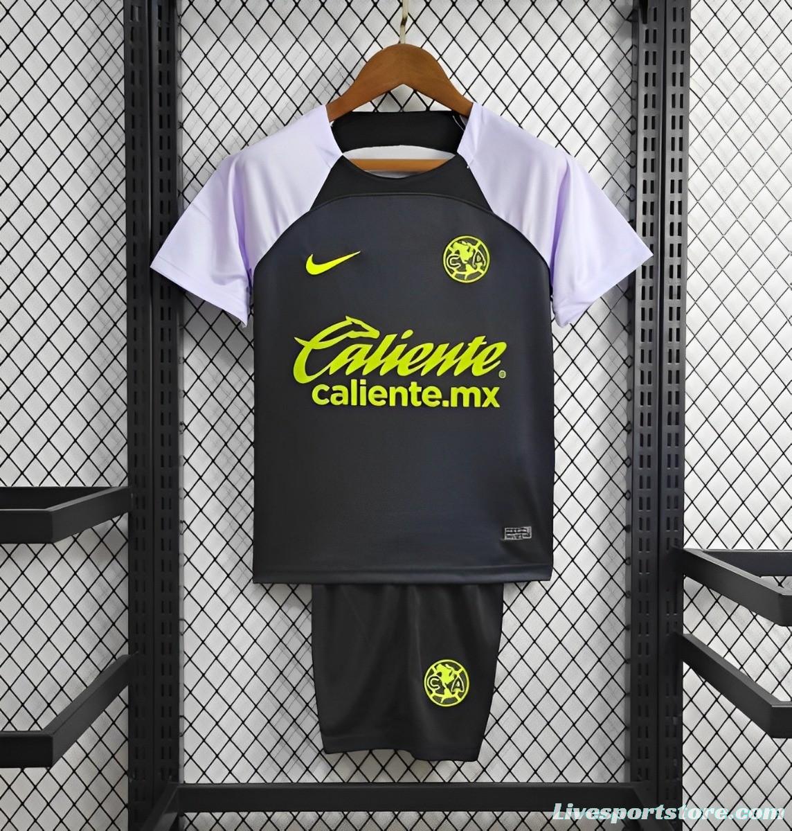 23/24 Kids Club America Purple Black Jersey