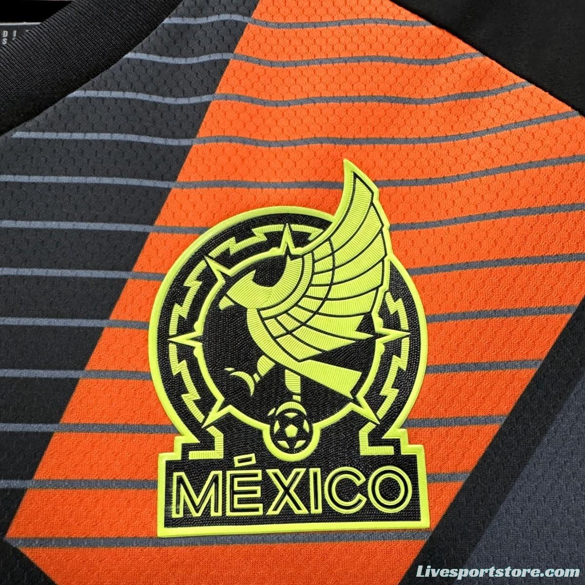 2024 Mexico Black Goalkeeper Jersey