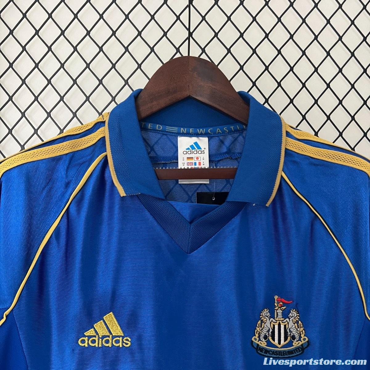 Retro 98/99 Newcastle United Away Blue Jersey