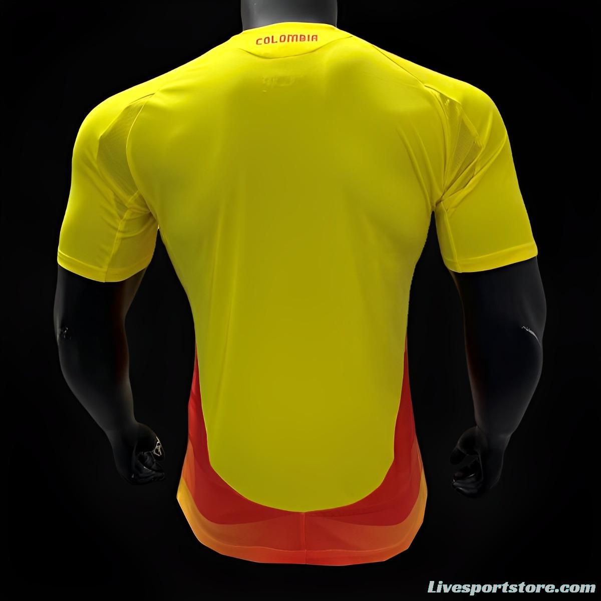 Player Version 2024 Colombia Home Jersey