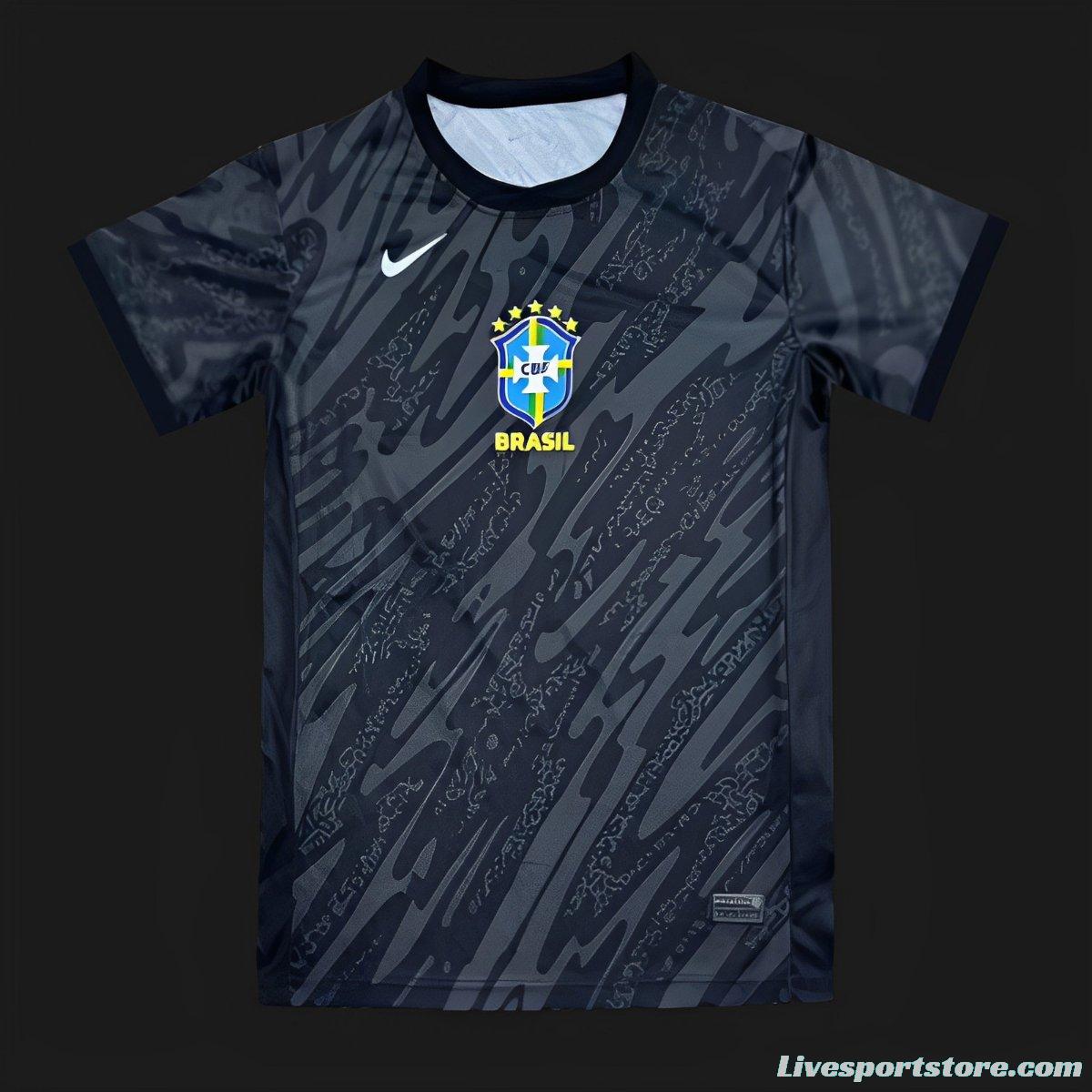 2024 Brazil Away Goalkeeper Jersey