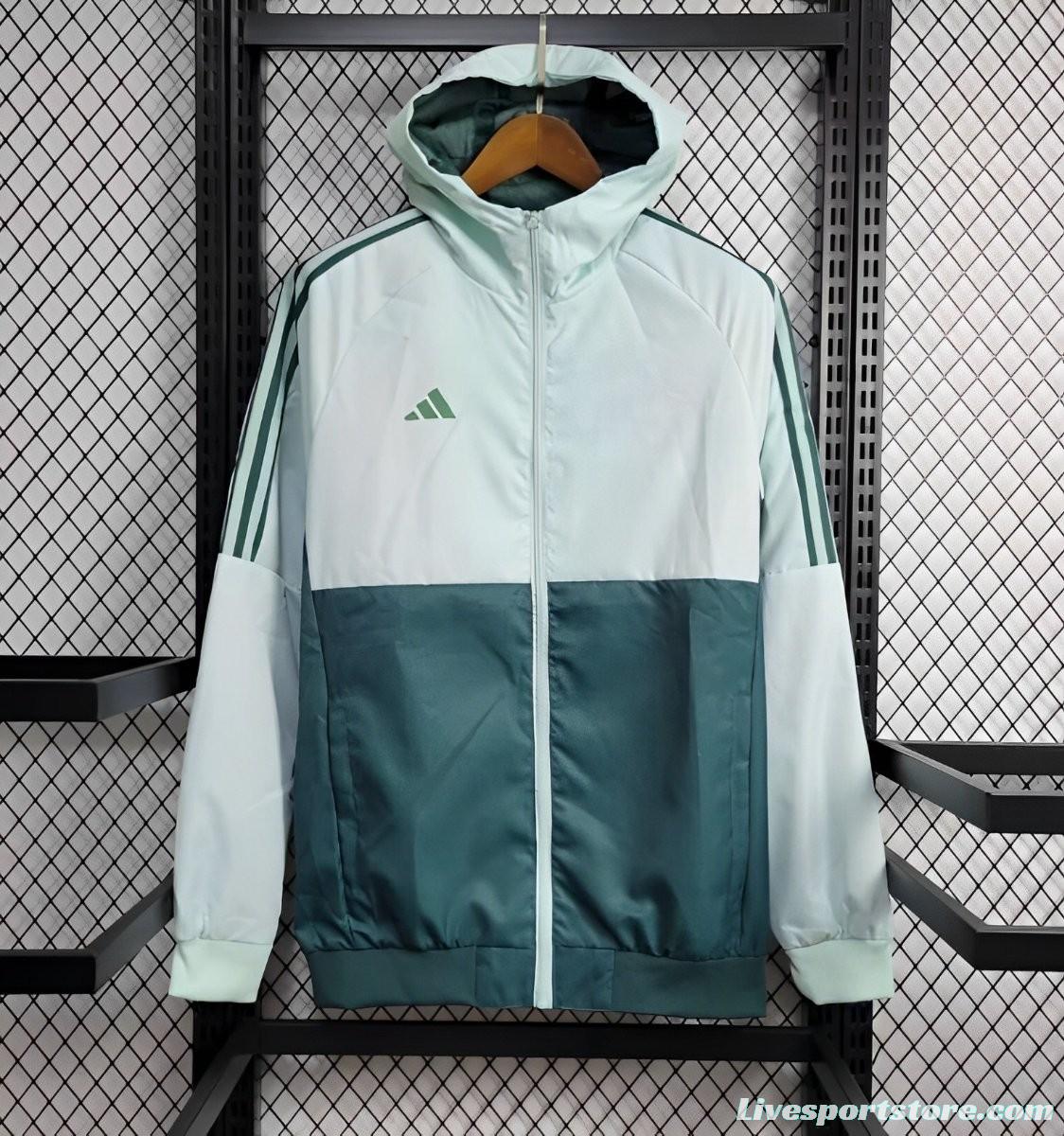 2024 Adidas Green Windbreaker