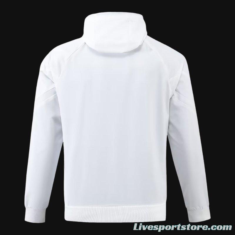 2024 England White Windbreaker