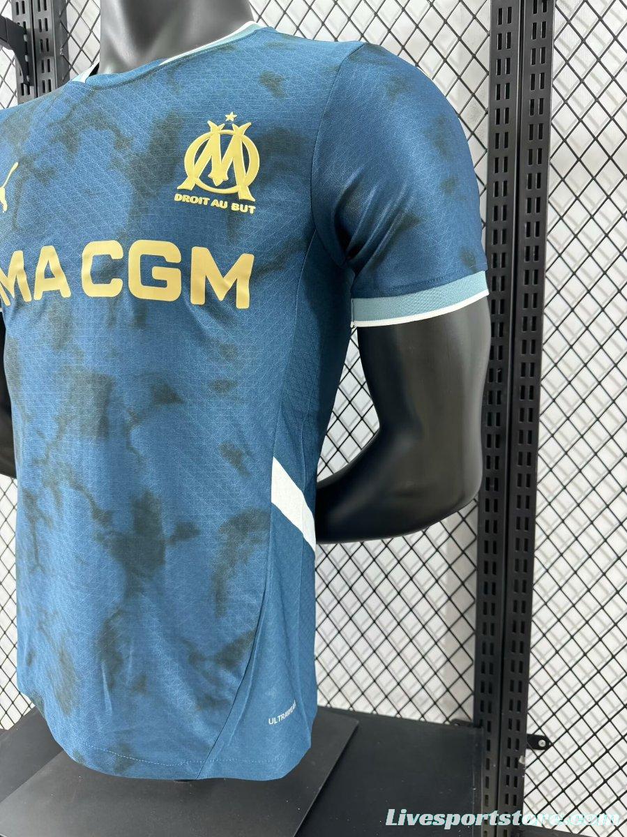 Player Version 24/25 Olympique Marseille Away Navy Jersey