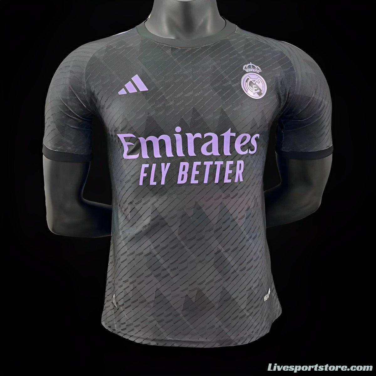 Player Version 23/24 Real Madrid Purple Black Jersey