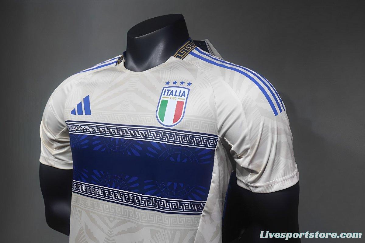 Player Version 2024 Italy x Versace White Jersey