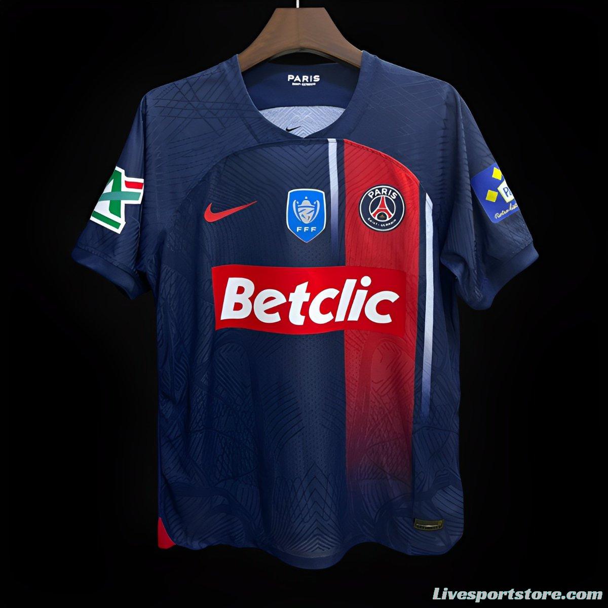 23/24 PSG Home Coupe De France Final Jersey