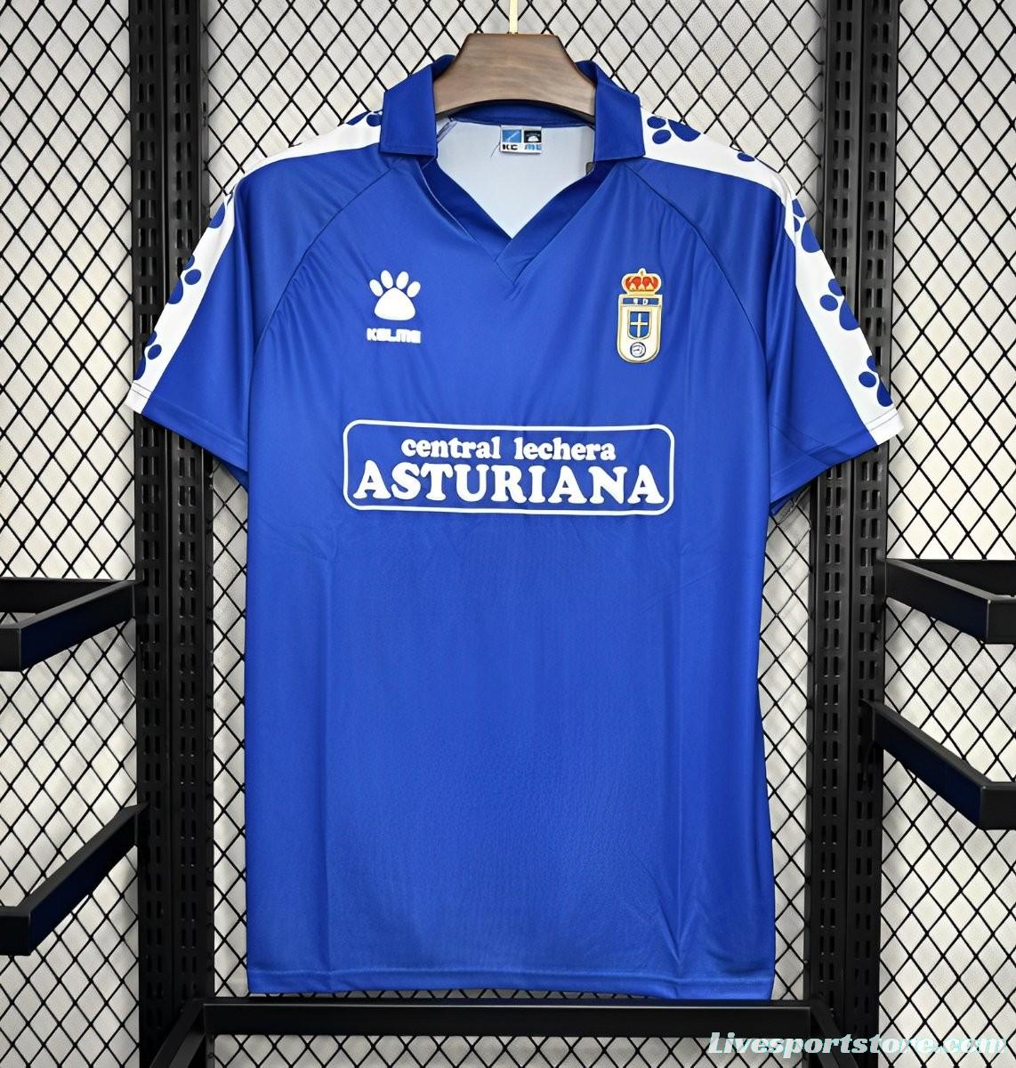 Retro 90/91 Real Oviedo Home Jersey