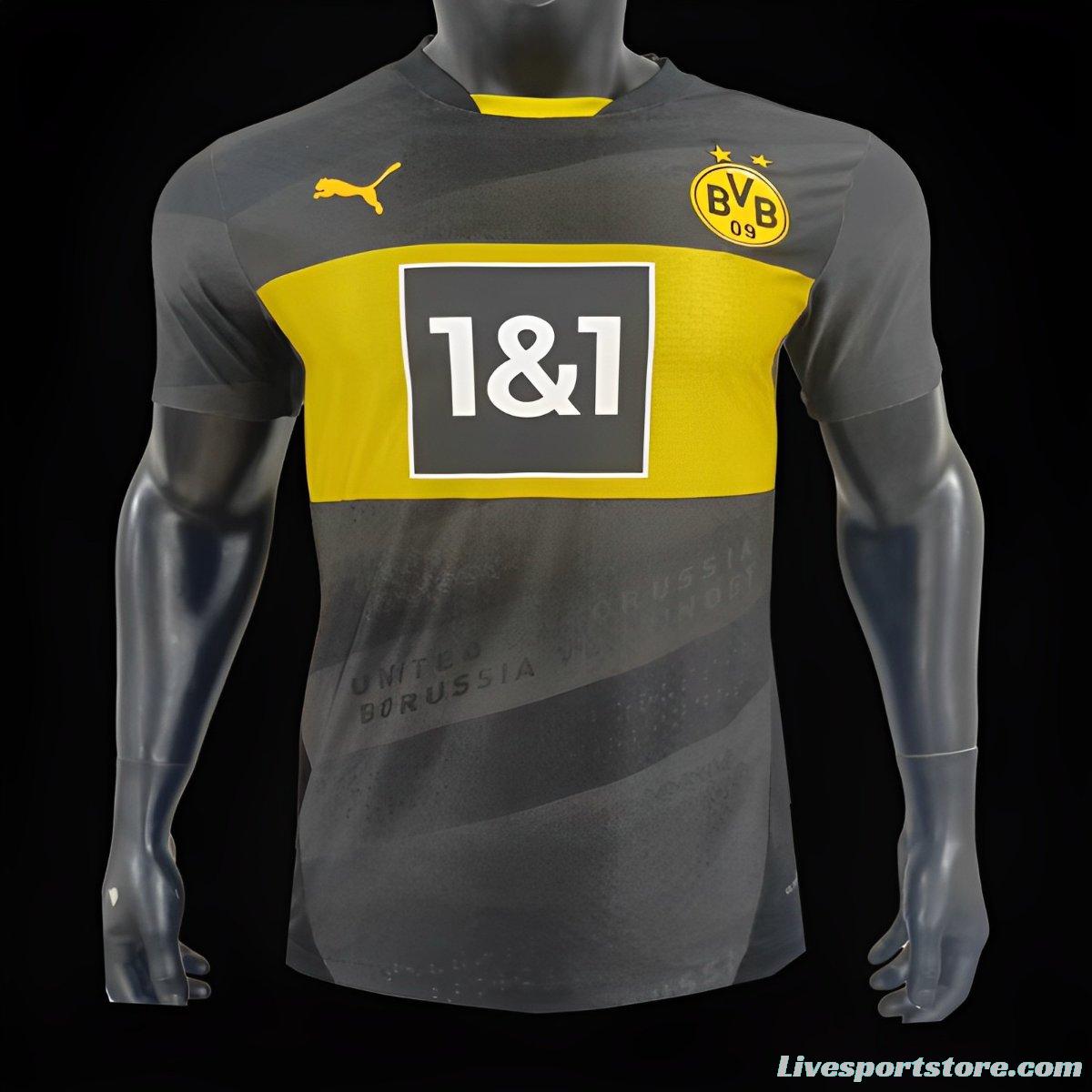 Player Version 24/25 Borussia Dortmund Away Black Jersey