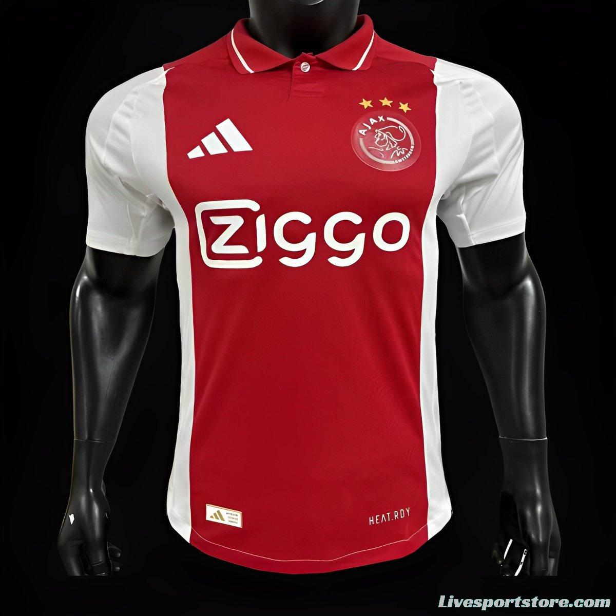 Player Version 24/25 Ajax Home Jersey