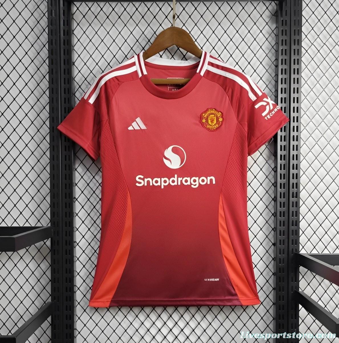 24/25 Women Manchester United Home Jersey