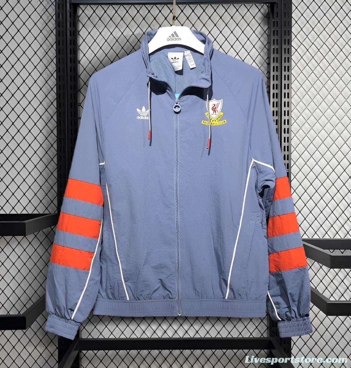 24/25 Liverpool Blue Windbreaker