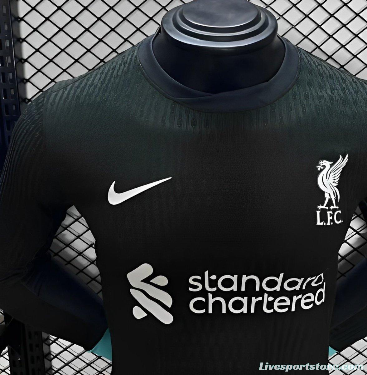 Player Version 24/25 Liverpool Away Long Sleeve Jersey