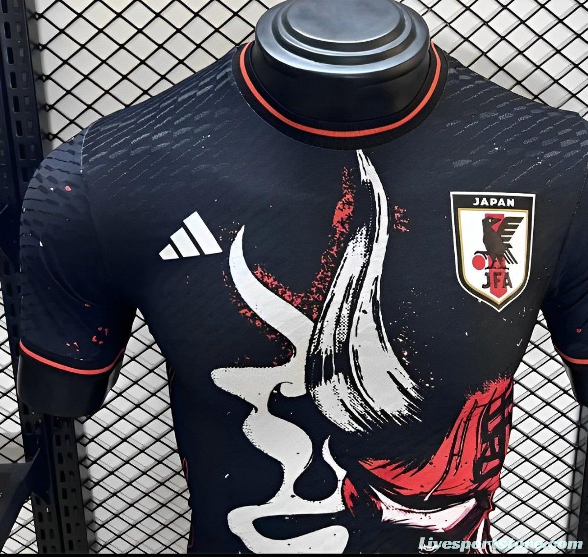 Player Version 2024 Japan Black/Red Graffiti Edition Jersey