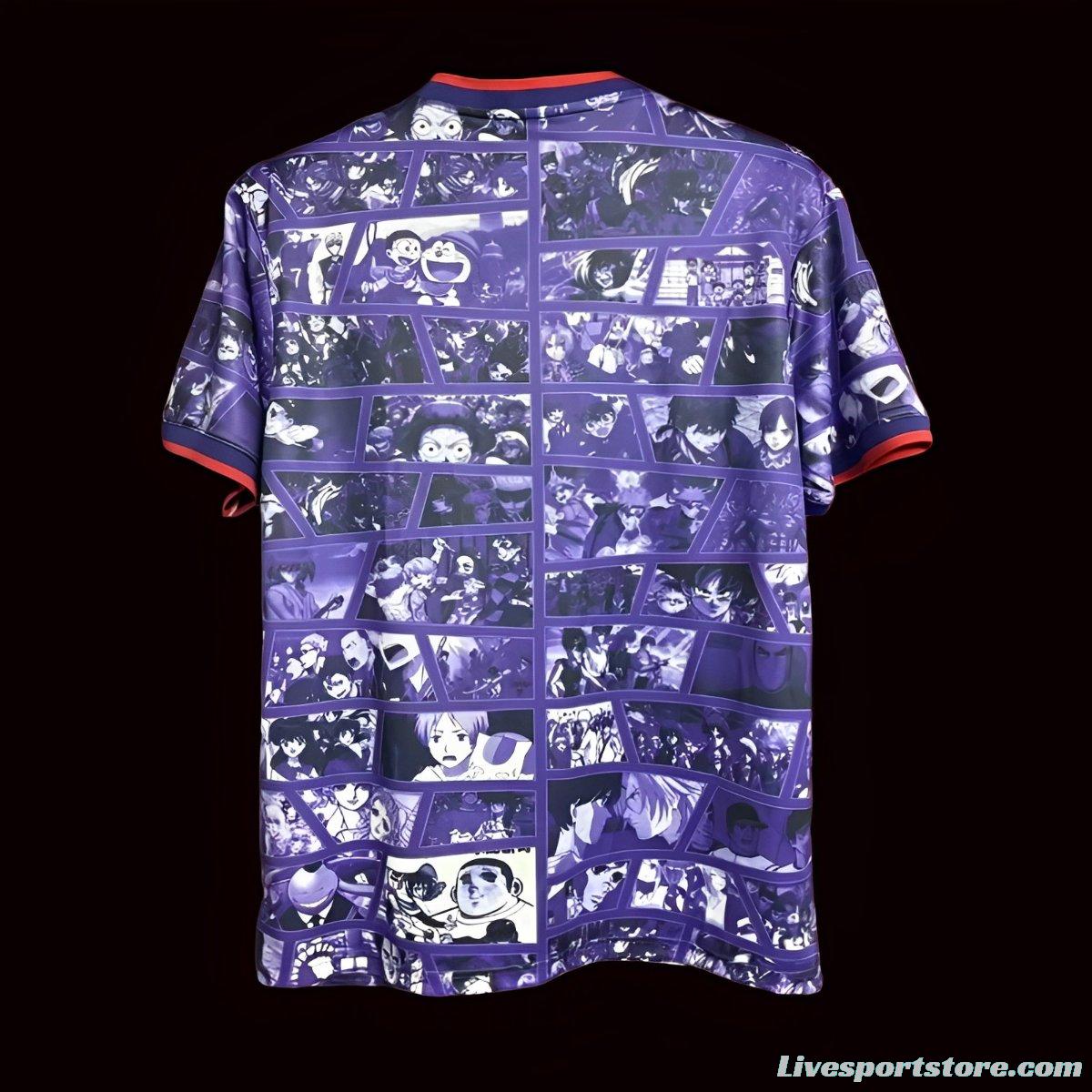 2024 Japan X Anime Purple Special Edition Jersey