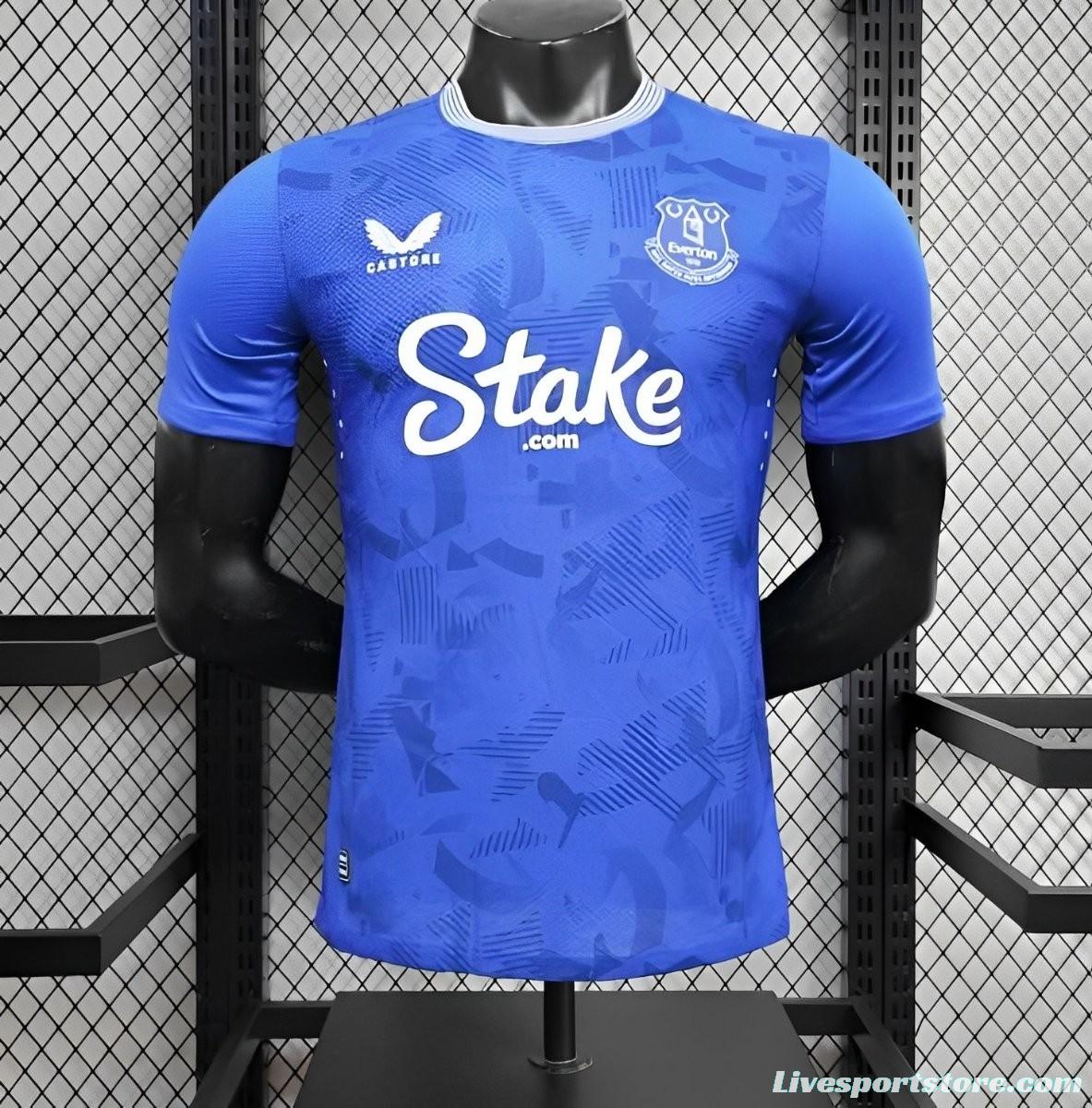 24/25 Player Version Everton Home Jersey