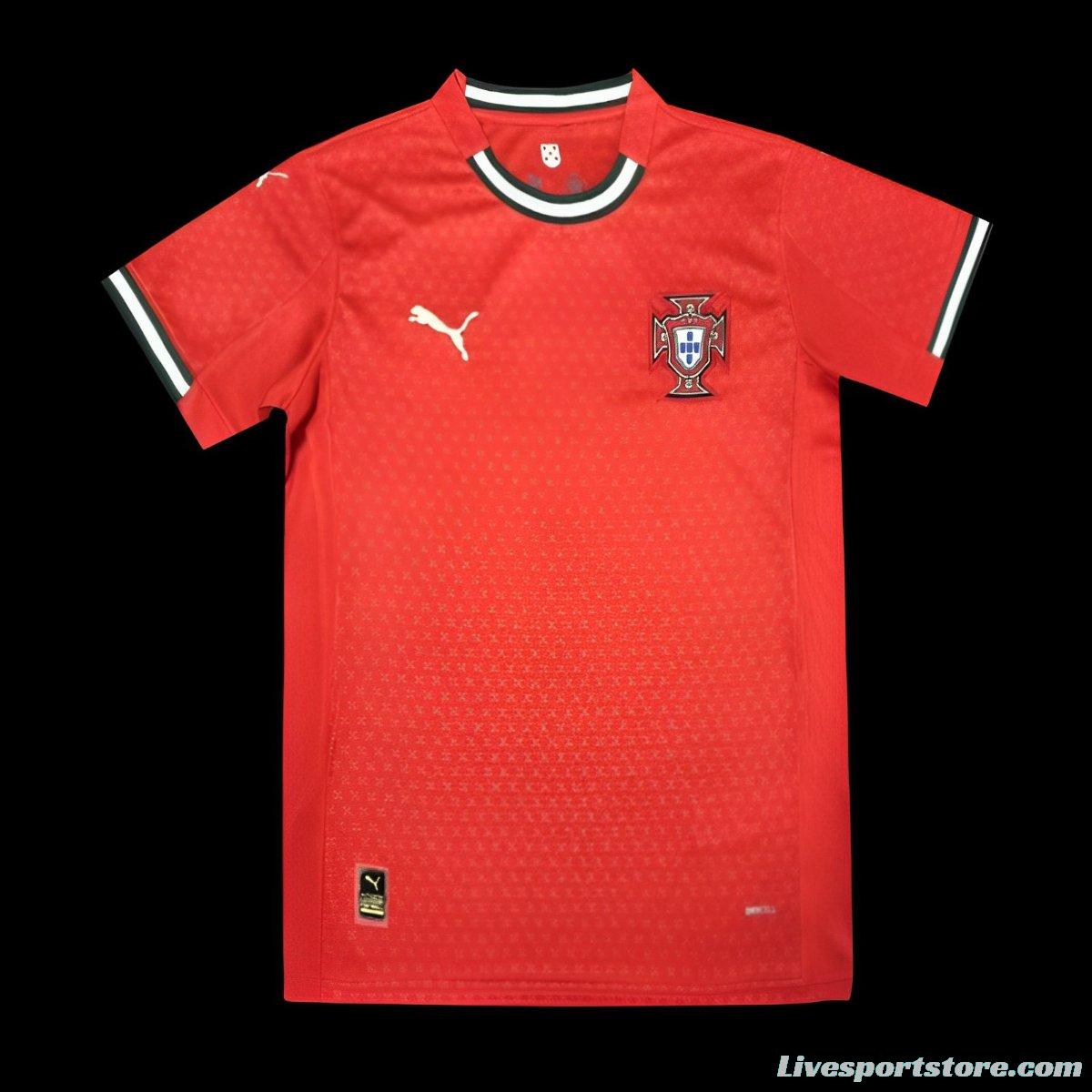 2025 Portugal Home Jersey