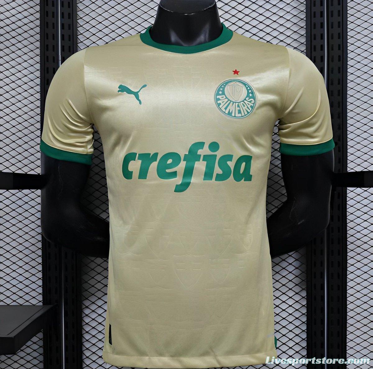 Player Version 24/25 Palmeiras Third Golden Jersey