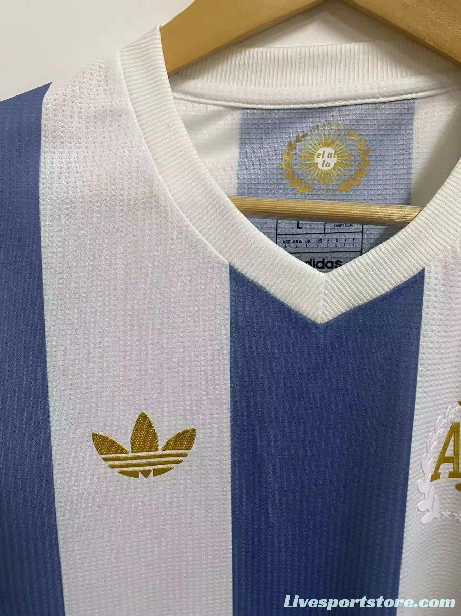 2024 Argentina 50Th Anniversary Jersey