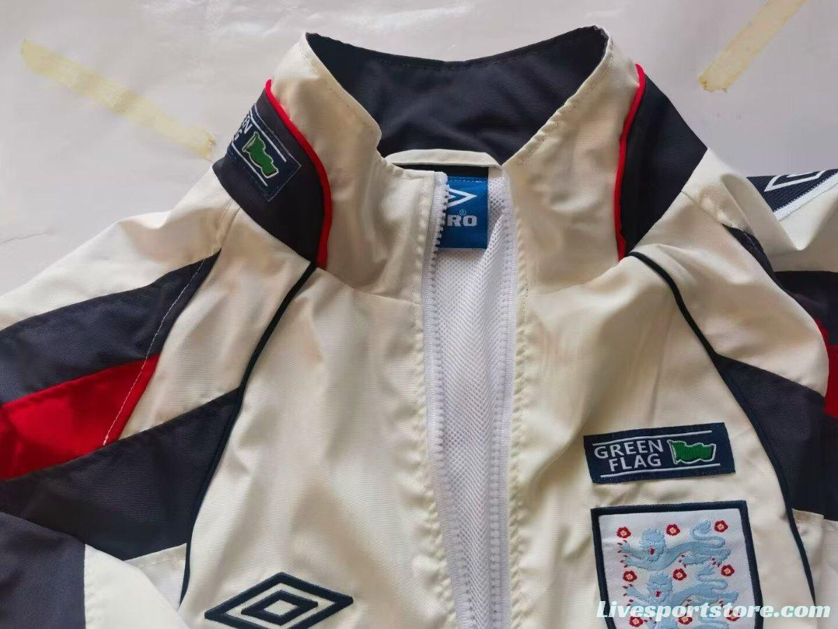 2024 England White Windbreaker