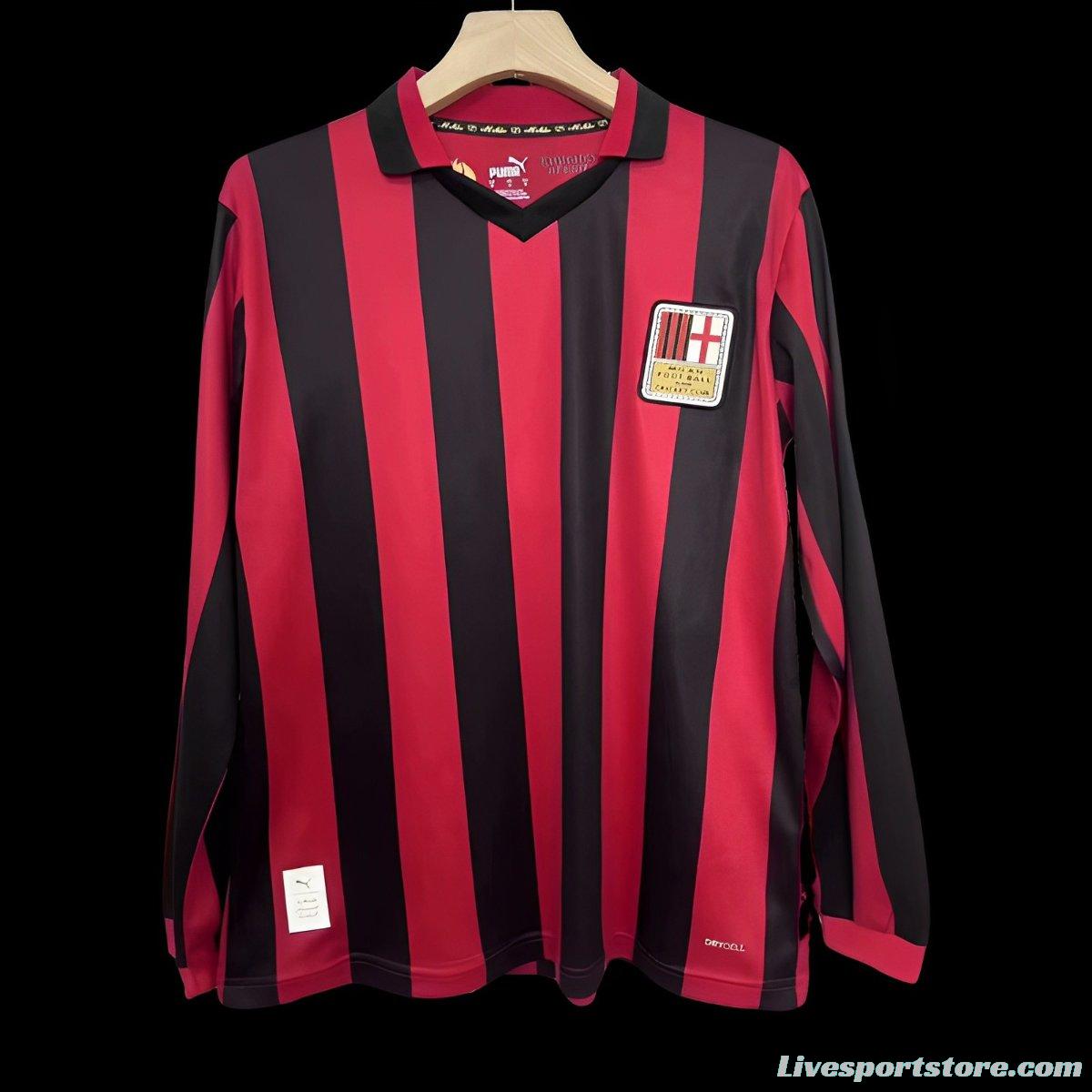 24/25 AC Milan 125Th Anniversary Home Long Sleeve Jersey