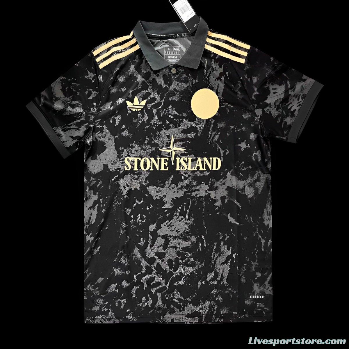 24/25 AJax x Stone Island Black Special Jersey