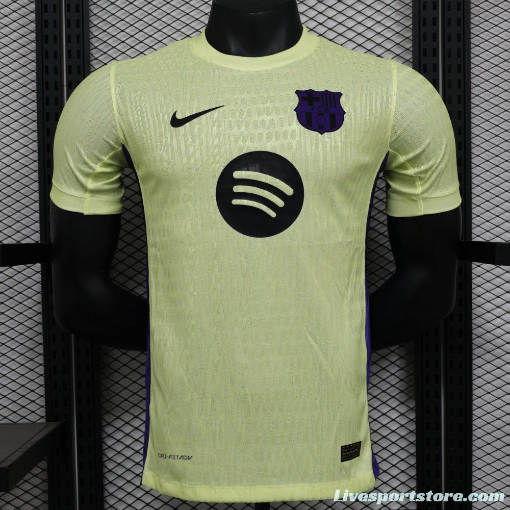 Player Version 24/25 Barcelona 125Th Yellow Special Jersey