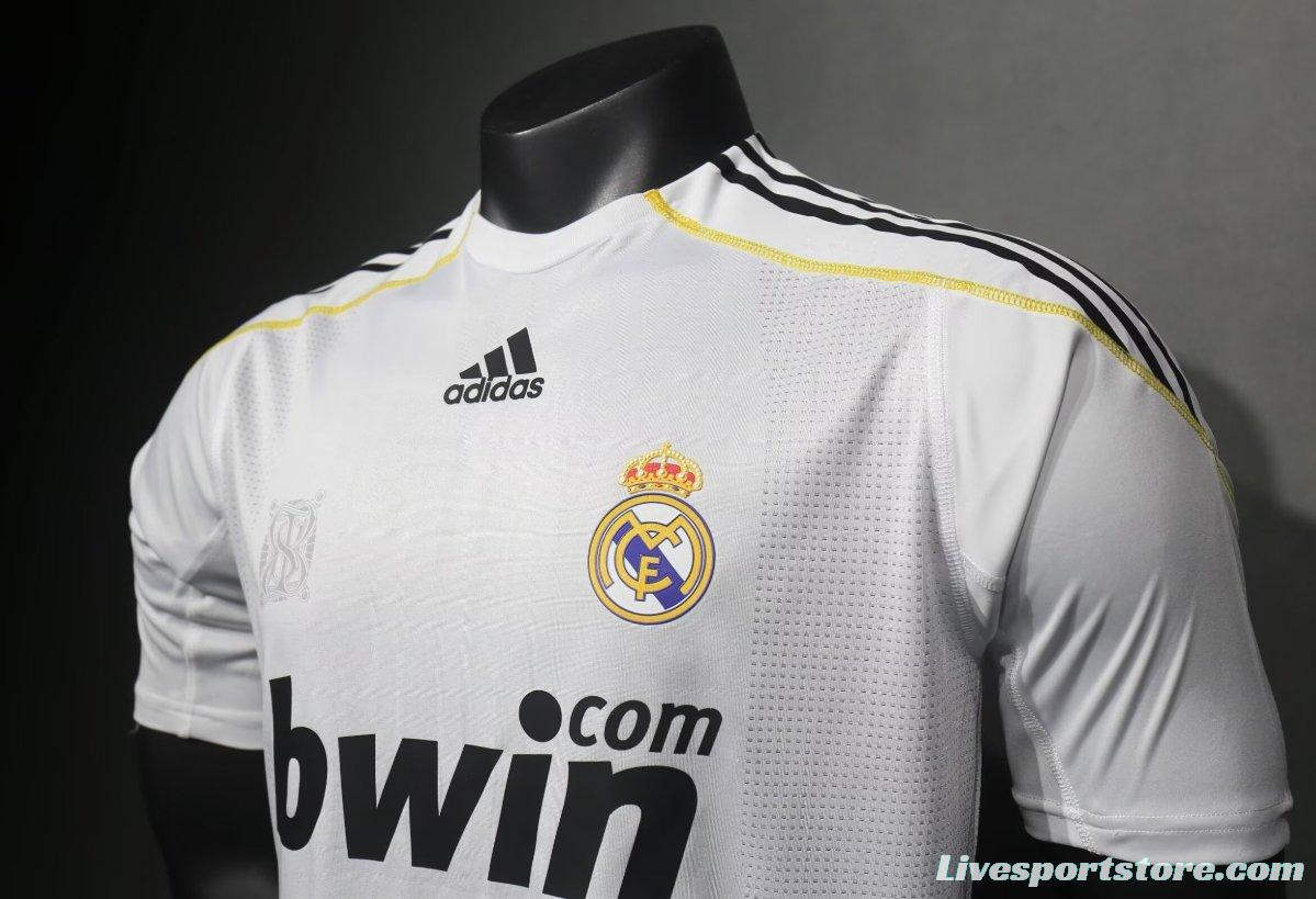 Player Version Retro 09/10 Real Madrid Home Jersey